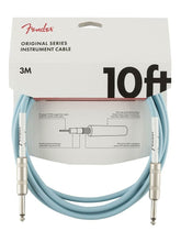 Load image into Gallery viewer, FENDER DAPHNE BLUE ORIGINAL SERIES 10 FOOT INSTRUMENT CABLE
