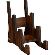 Load image into Gallery viewer, Fender  Deluxe Wooden 3-Tier Guitar Stand
