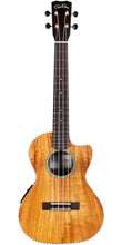 Load image into Gallery viewer, Cordoba 25T-CE Cutaway Tenor Ukulele - Herringbone, Pickup
