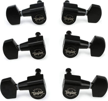 Load image into Gallery viewer, Taylor 181 6-string Guitar Tuners 1:18 Ratio - Satin Black or Polished Gold
