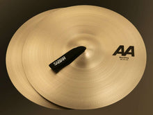 Charger l&#39;image dans la galerie, SABIAN 16&quot; AA Marching band cymbals medium-heavy weight with full-bodied sound and long sustain in brilliant finish
