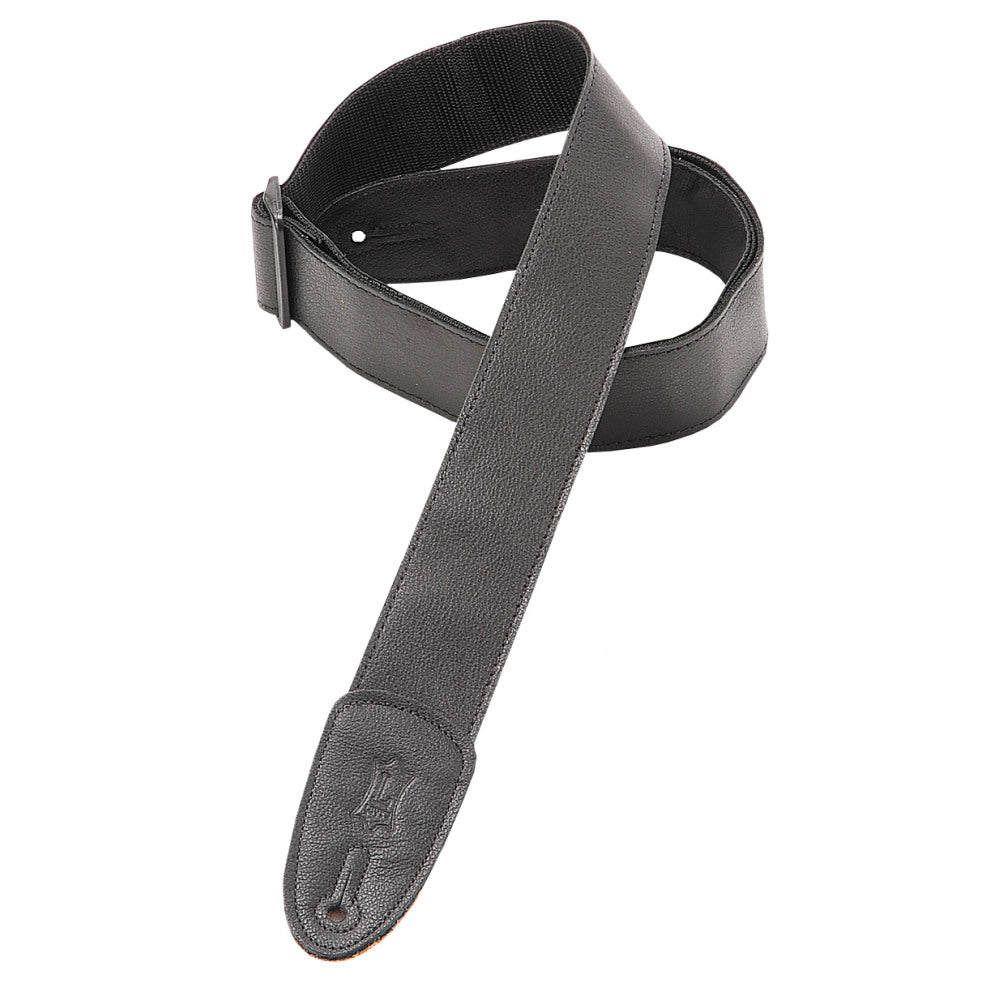 Levy's M7GP Garment Leather Guitar Strap - Black