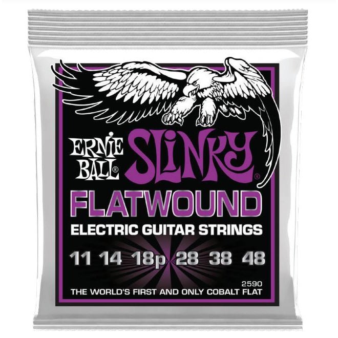 Ernie Ball Power Slinky Flatwound 11-48 Electric Strings