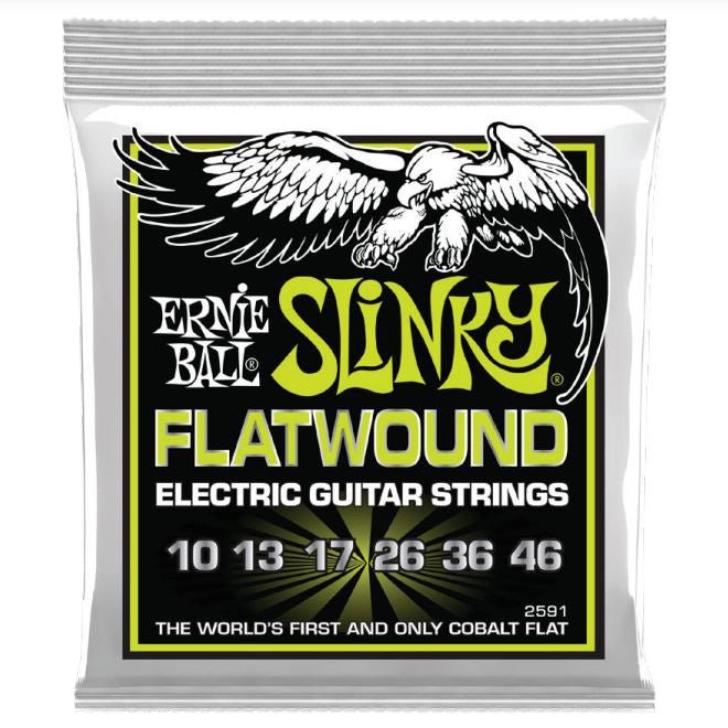 Ernie Ball Regular Slinky Flatwound 10-46 Electric Strings