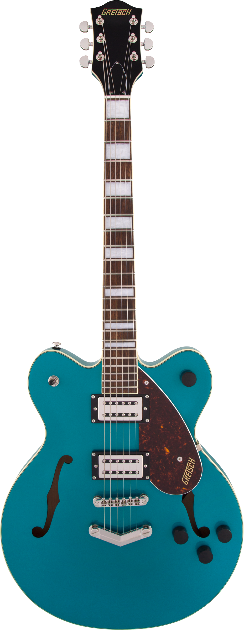 Gretsch G2622 Streamliner™ Center Block Double-Cut with V-Stoptail, Laurel Fingerboard, Broad'Tron™ BT-2S Pickups, Ocean Turquoise - See Description