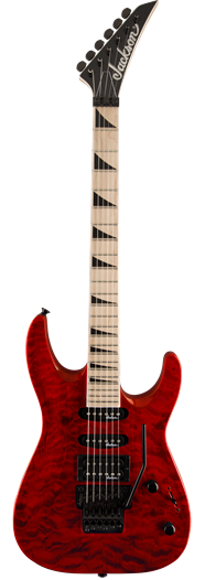 Jackson JS34Q Dinky®, DKA, Maple Fingerboard, Transparent Red - See Description