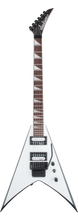 Load image into Gallery viewer, Jackson JS Series King V™ JS32, Amaranth Fingerboard, White with Black Bevels Flying V Electric Guitar - See Description
