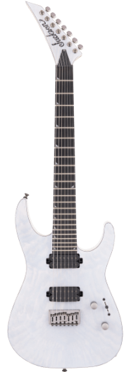 Jackson Pro Series Soloist™ SL7A MAH HT, Ebony Fingerboard, Unicorn White - See Description