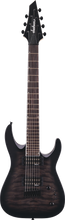 Load image into Gallery viewer, Jackson  JS Series Dinky® Arch Top JS22Q-7 DKA HT, Amaranth Fingerboard, Transparent Black Burst - See Description

