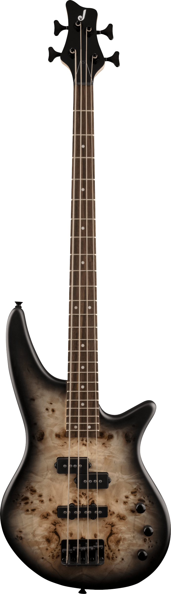 Jackson JS Series Spectra Bass JS2P, Laurel Fingerboard, Black Burst Bass Guitar - See Description