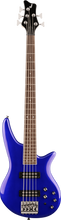 Load image into Gallery viewer, Jackson JS Series Spectra Bass JS3V, Laurel Fingerboard, Indigo Blue 5 String Bass Guitar - See Description
