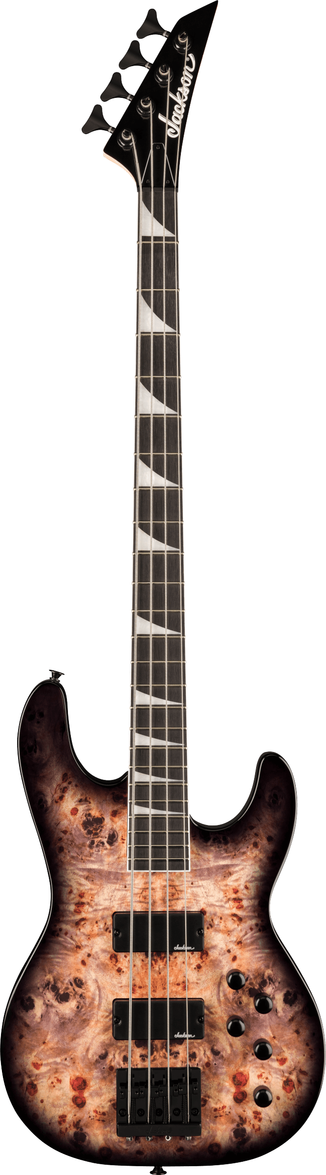 Jackson JS Series Concert™ Bass CB JS3P, Amaranth Fingerboard, Transparent Black Burst Bass Guitar - See Description
