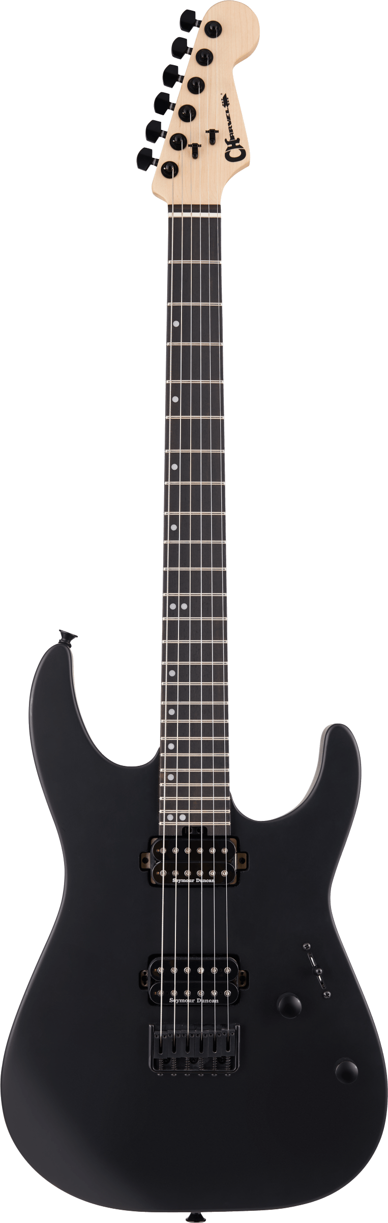 Charvel Pro-Mod DK24 HH HT E, Ebony Fingerboard, Satin Black - See Description