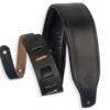 Load image into Gallery viewer, Levy&#39;s M26PD-BLK Top Grain Leather Guitar Strap - Black
