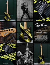 Load image into Gallery viewer, Godin 051199 Derry Grehan Signature Tread 1 Electric Guitar with Case - Black Friday Sale
