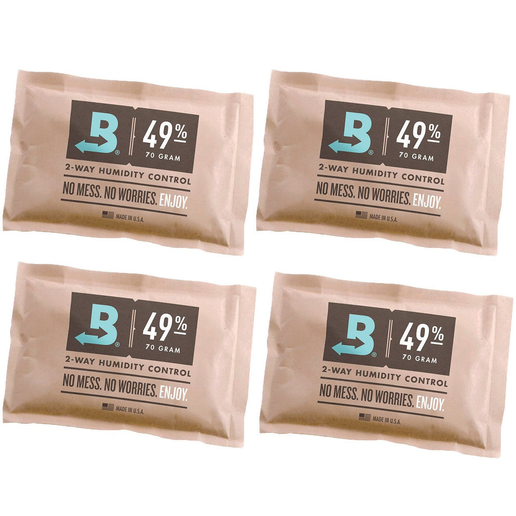 Boveda 70g 49% RH 2-Way Humidity Control Pack - 4 Pack