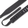 Charger l&#39;image dans la galerie, Levy’s Butter Double Stitch Black Guitar Strap - M17BDS-BLK
