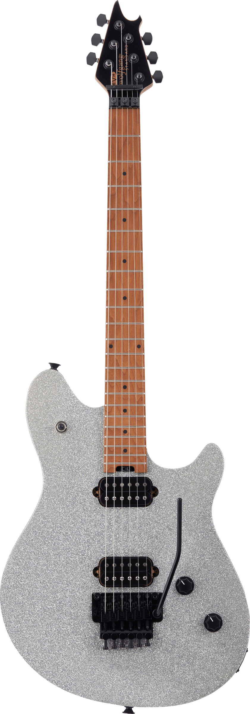 EVH Wolfgang® WG Standard, Baked Maple Fingerboard, Silver Sparkle - See Description