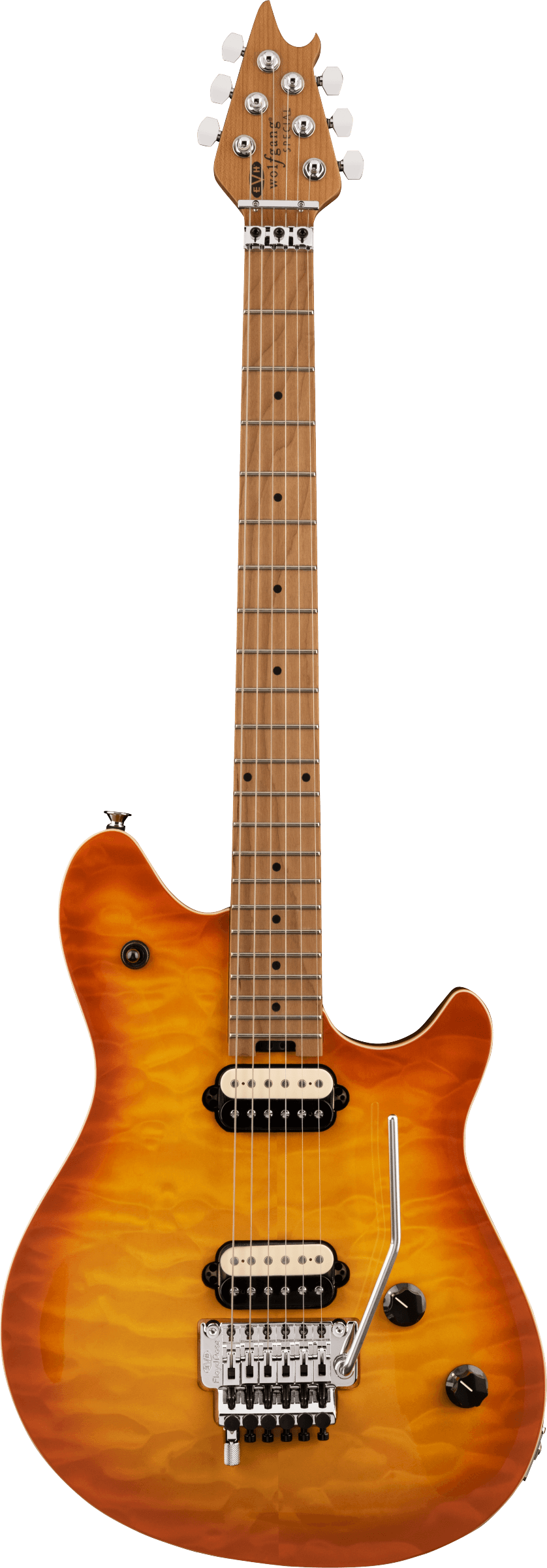 EVH Wolfgang® Special QM, Baked Maple Fingerboard, Solar Electric Guitar - See Description