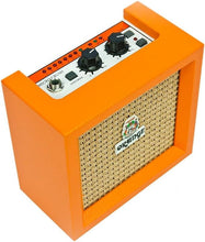 Charger l&#39;image dans la galerie, Orange Crush Mini 3w Mini Solid State Guitar Amp Combo With Speaker Out and Aux In
