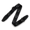 Load image into Gallery viewer, Levy’s 2-Inch Wide Polyester Guitar Strap with Black &amp; White Scanned Skull Motif - MPD2-112
