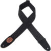 Charger l&#39;image dans la galerie, Levy&#39;s MSSC8 Cotton Guitar Strap - Black
