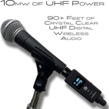 Load image into Gallery viewer, UHF Wireless Microphone Adaptor System XLR
