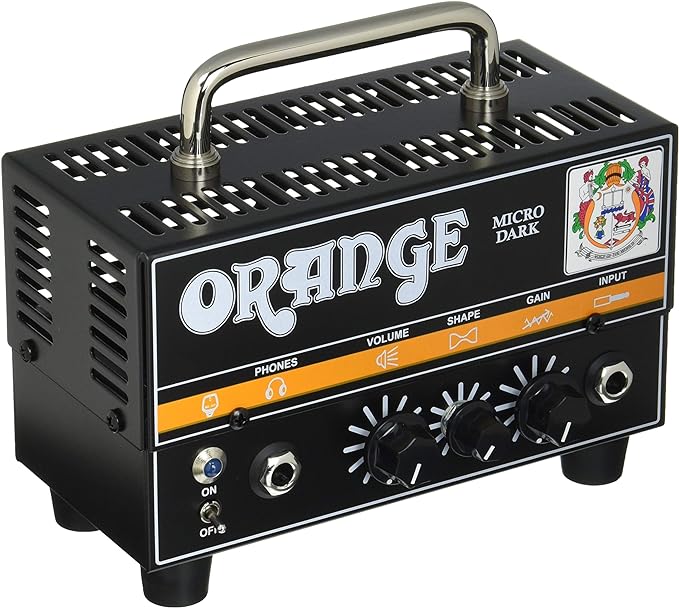 Orange MD MICRO DARK 20w Single channel valve hybrid guitar amp head with FX loop and CabSim