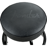 Load image into Gallery viewer, Fender® Embossed Black Logo Barstool, Black
