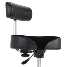 Load image into Gallery viewer, Gibraltar 9808HMB 9000 Series 16&quot; Hydraulic Saddle Drum Throne with Backrest
