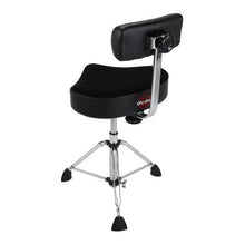 Load image into Gallery viewer, Gibraltar 9808HMB 9000 Series 16&quot; Hydraulic Saddle Drum Throne with Backrest
