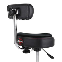 Load image into Gallery viewer, Gibraltar 9808HMB 9000 Series 16&quot; Hydraulic Saddle Drum Throne with Backrest
