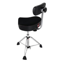 Load image into Gallery viewer, Gibraltar 9808HMB 9000 Series 16&quot; Hydraulic Saddle Drum Throne with Backrest
