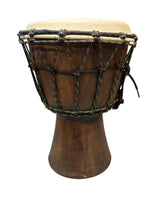 Load image into Gallery viewer, Djembe 30CM Height (11.5&quot;) x 7&quot; Head Dark Wood - DEMO MODEL
