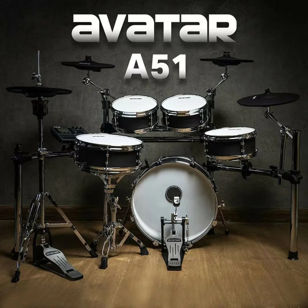 Avatar A51 High End Electronic Drum Special Edition Mesh Kit Complete