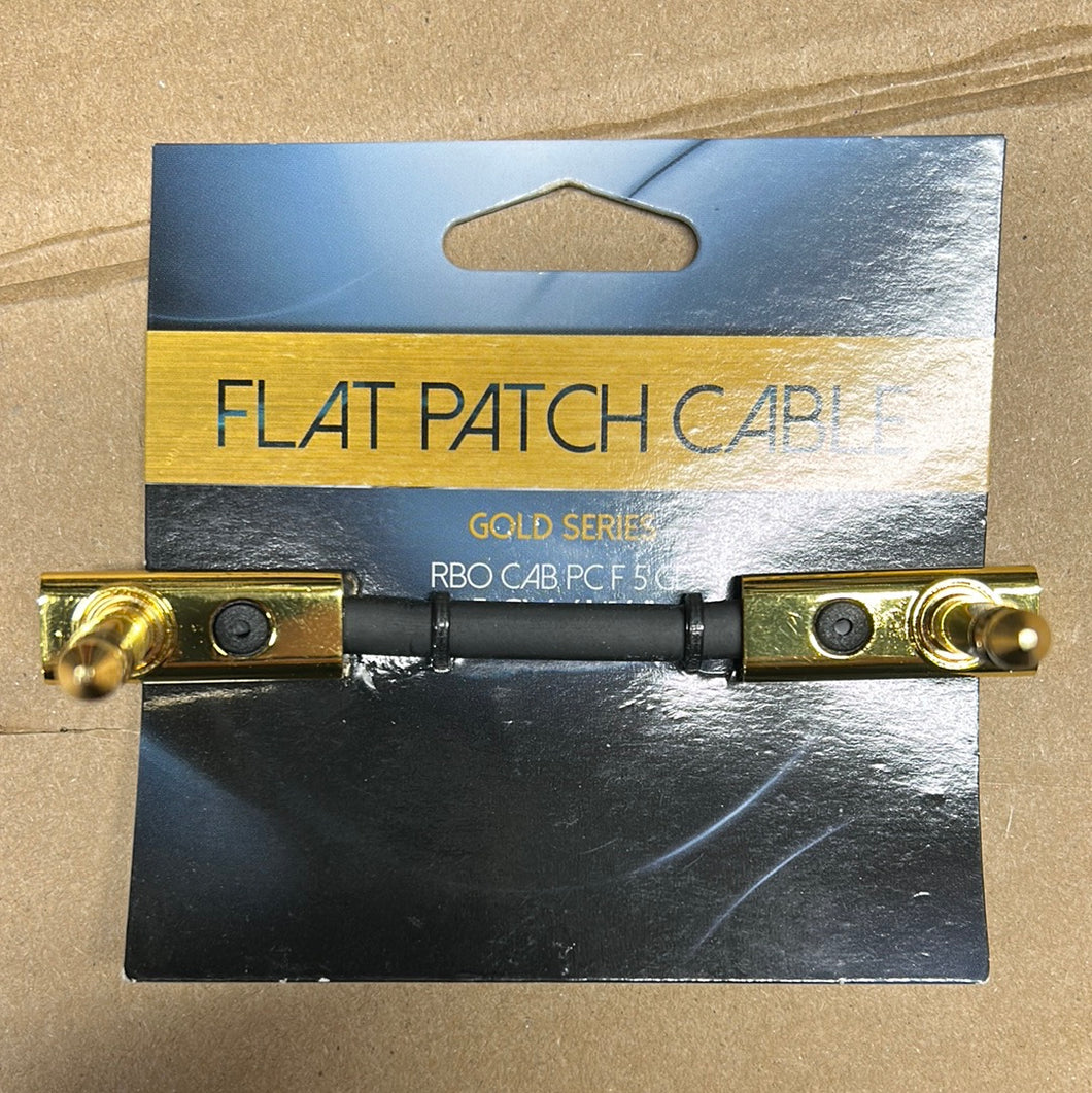 Câble patch plat série RockBoard GOLD, 10 cm / 3 15/16