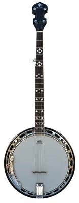 Danville USA Deluxe 5 String Banjo, 24 Bracket, Equipped with Remo Head