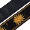 Load image into Gallery viewer, Levy&#39;s MPJG &#39;60s Sun Polyester Guitar Strap - Black/Yellow

