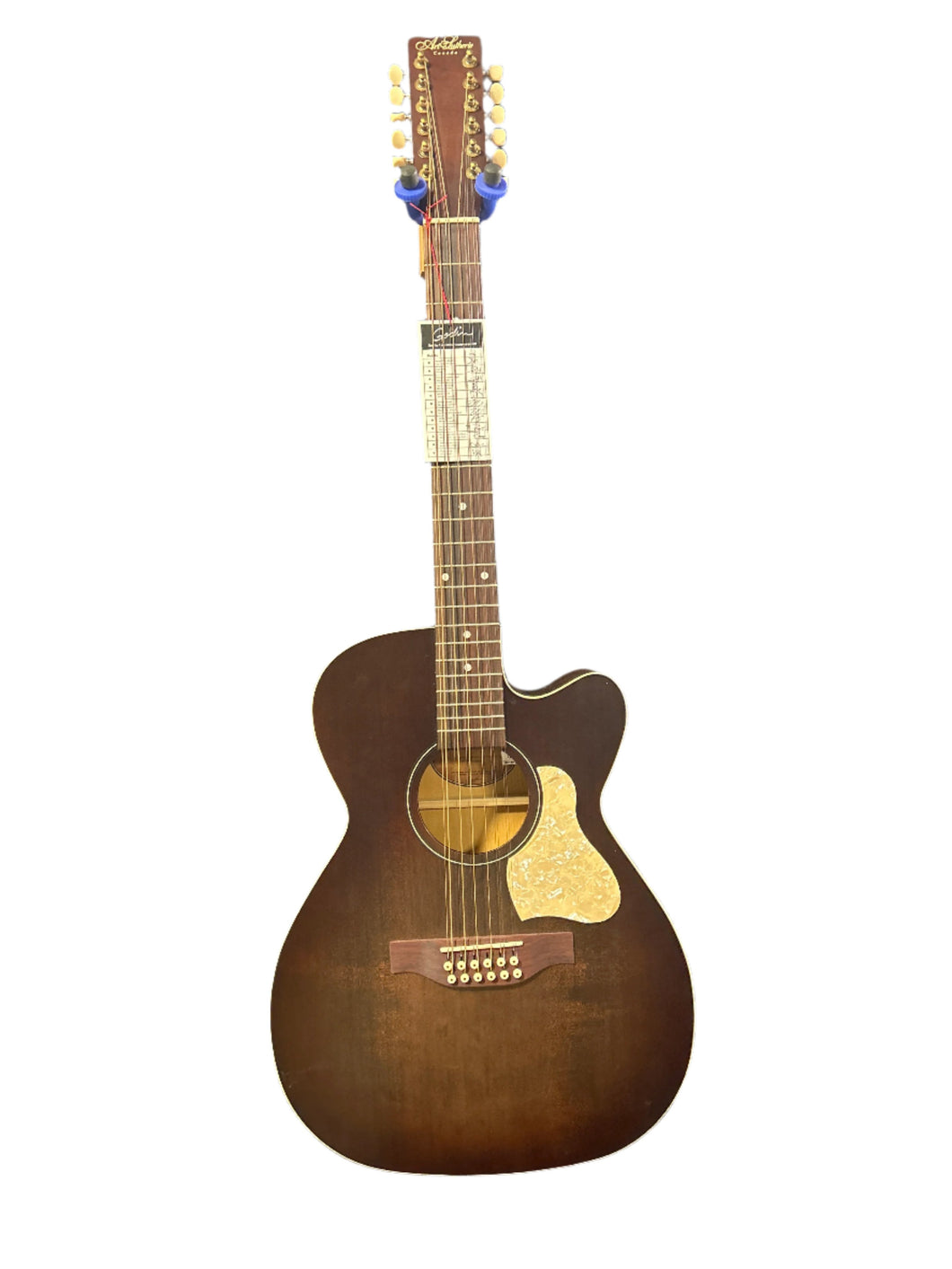 Art & Lutherie 051724 Legacy 12 String Cutaway Acoustic Electric Bourbon Burst CW QIT Made In Canada - See Description