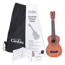 Load image into Gallery viewer, Cordoba Protégé Ukulele Player Pack - Concert
