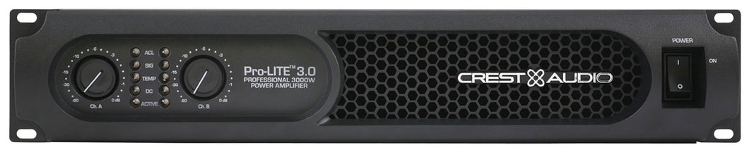 Crest Audio Pro-LITE™ 3.0 Ultra-Efficient Lightweight High Power Amplifier