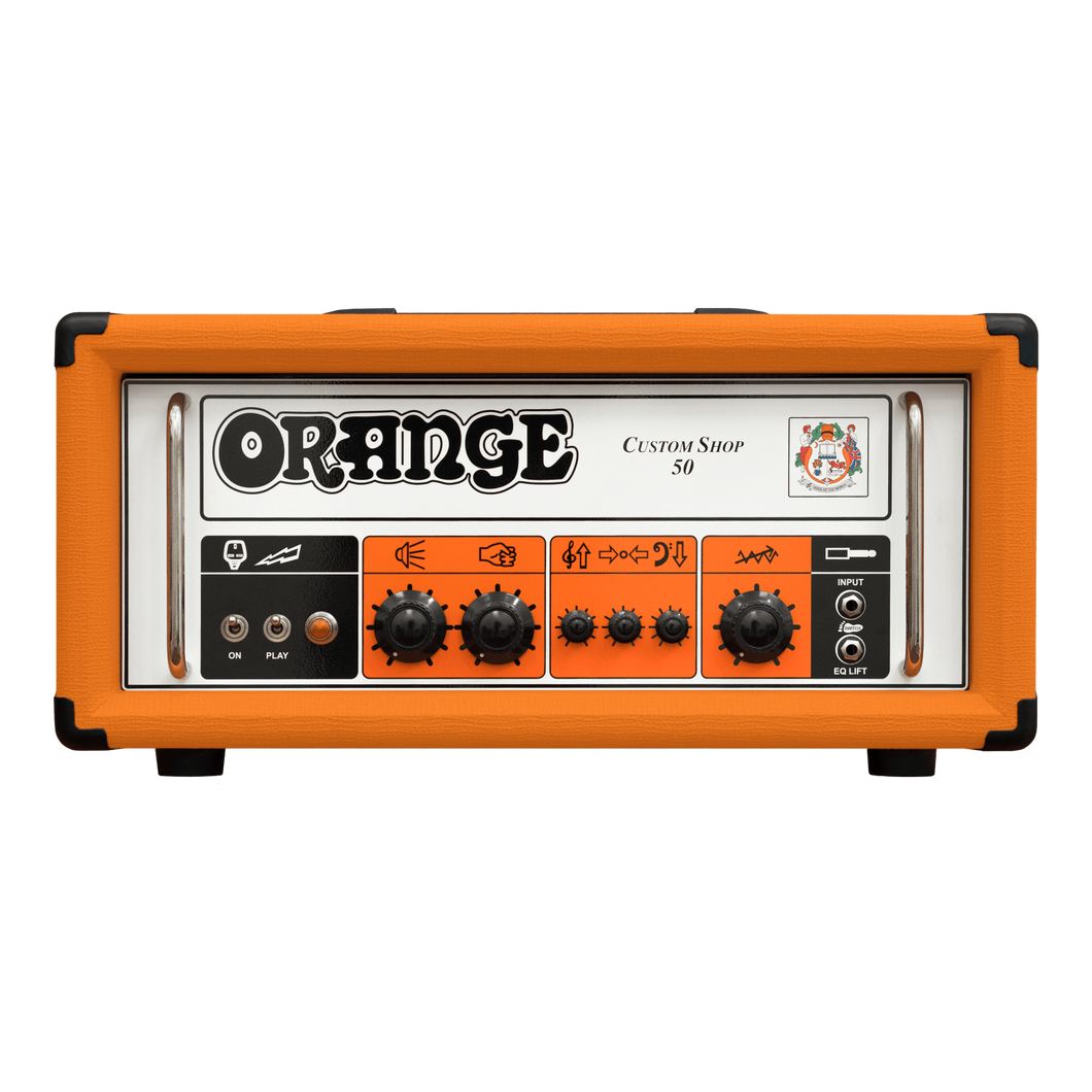 Orange CS50H Black Custom Shop 50W Guitar Amp Head - Black or Orange