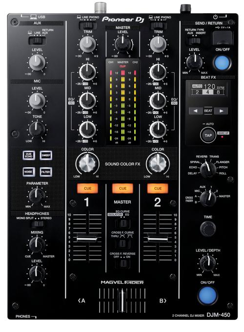 Pioneer DJ DJM-450 2-Channel DJ Mixer