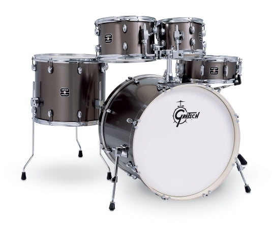 Gretsch Drums Energy 5-Piece Shell Pack GE4E825SPGS Grey Steel