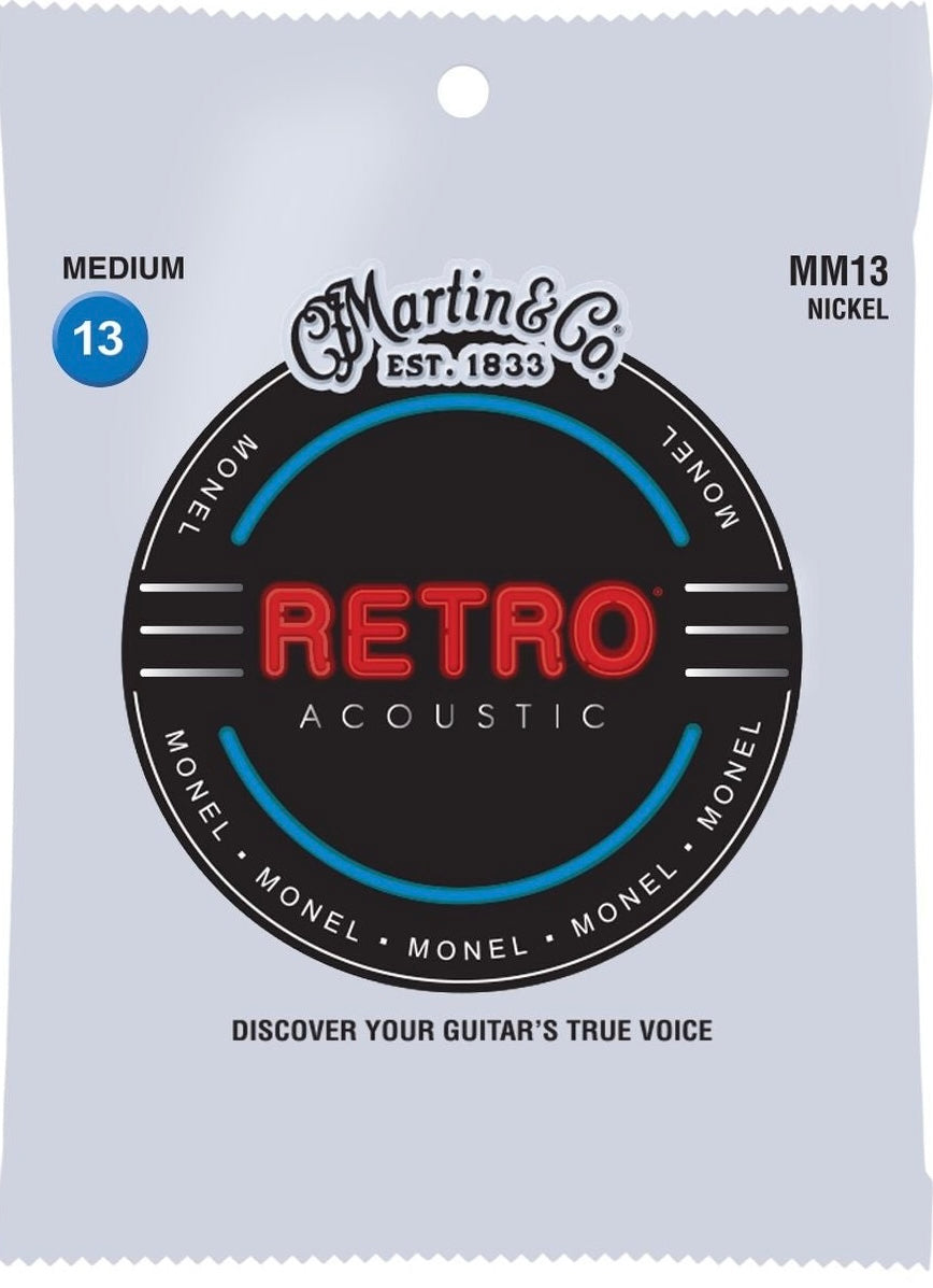 MARTIN MM13 RETRO® ACOUSTIC GUITAR STRINGS MEDIUM