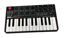 Charger l&#39;image dans la galerie, AKAI Professional MPK Mini MK3 - 25 Key USB MIDI Keyboard Controller With 8 Backlit Drum Pads, 8 Knobs - PRE OWNED
