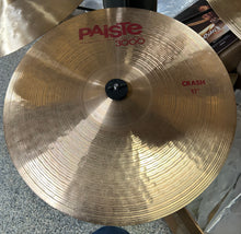 Load image into Gallery viewer, Paiste 3000 17&quot; Power Crash Cymbal 80s - PRE OWNED
