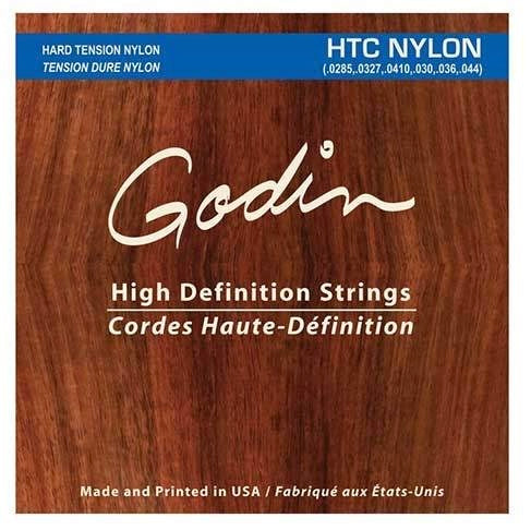 Godin Cordes Classiques Hard Tension Nylon HTC Fabriqué par D'Addario