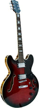Load image into Gallery viewer, Glen Burton USA &quot;Memphis&quot; 335 Style Semi Hollow Body Electric Guitar - Black Friday Sale
