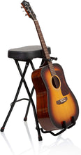 Load image into Gallery viewer, Single Guitar Stand &amp; Stool with Foot Rest
